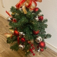 【終了】小さめクリスマスツリー　飾り付き