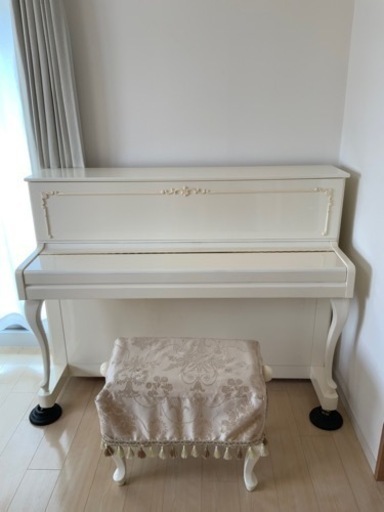 ピアノ Hobart M.Cable U-112FC WHP (GS GROUP) 渋谷の鍵盤楽器  