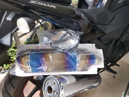 250R 希望の方にチタン風ステンマフラー付けます