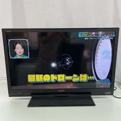 💛【動作品】SHARP シャープ 液晶カラーテレビ LC-32H...