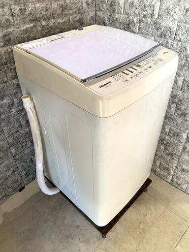 大阪限定配送★3ヶ月保証付き★2017年★Hisense★HW-G55A-W★洗濯機★S-964★5.5㎏
