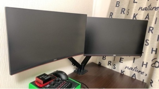 AOCゲーミングモニター　144hz  75hz