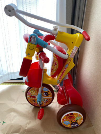 アンパンマン　三輪車　折りたたみ　オールインワン