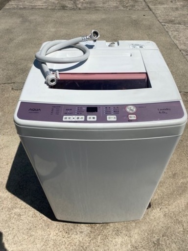 AQUA 洗濯機　AQW-KS6E　6k　2017年製●AA08W024