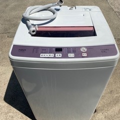 AQUA 洗濯機　AQW-KS6E　6k　2017年製●AA08...
