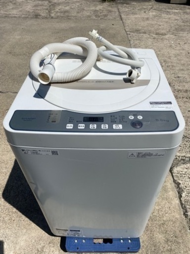 SHARP 洗濯機 ES-G55UC 2019年製　5.5kg●E054G003