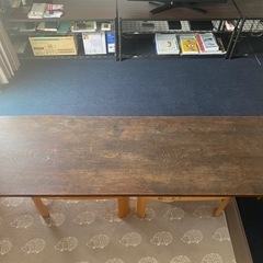 古いテーブルの板をカットして欲しい