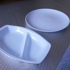 ★白い大皿＆カレー皿★いるだけ、もらってくださーーい★食器
