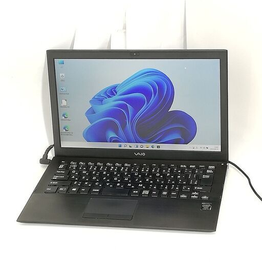 送料無料 高速SSD フルHD 13.3型 ノートパソコン SONY VJP132C11N 中古良品 第5世代 i5 4GB 無線 Bluetooth Webカメラ Windows11 Office