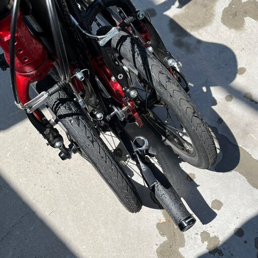 DAHON K3 Red 14インチ 赤 dahon k3 用 ホイールセット 14インチ G3組 軽量