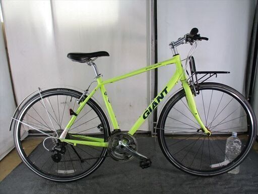 C990★24800円★整備済み スポーツ中古自転車【クロスバイク 　ジャイアント　エスケープ　イエロー50ｃｍ】