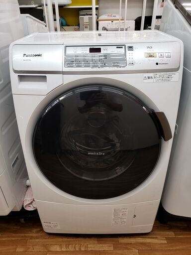 Panasonic　2015年製　NA-VD150L　ドラム式洗濯乾燥機（選択7kg、感想3,5kg）