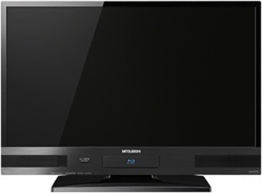 32型テレビ　MITSUBISHI 2番組同時録画可能 ブルーレイレコーダー内蔵