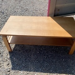 ニトリ　木製ローテーブル
