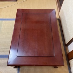 天然木　一枚板高級和室テーブル
