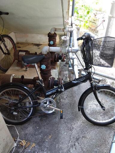 6段ギア付き折りたたみ自転車