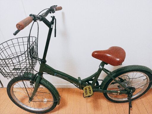 [交渉中]折り畳み自転車　ギア付き　美品　お譲りします。