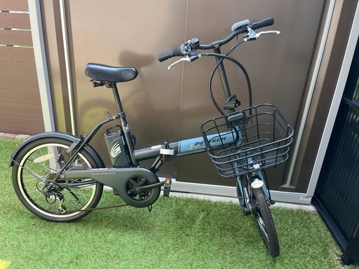 電動折りたたみ自転車　20インチ　PELTECH(ペルテック)  TDL-208L