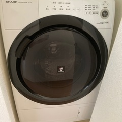 【ネット決済】値下げ　美品　シャープ　ドラム式洗濯機