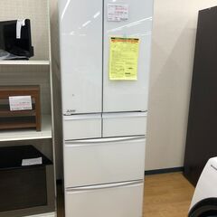 ★ジモティ割あり★ 三菱 冷蔵庫  未使用品 455L 22年製 動作確認済み SJ3058 三菱電機 冷蔵庫 455L 左開き 5ドア 幅60cm できちゃうV冷凍+ 切れ