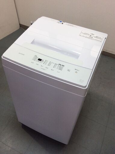 (11/25受渡済)JT7376【IRISOHYAMA/アイリスオーヤマ 5.0㎏洗濯機】美品 2022年製 IAW-T503E 家電 洗濯 簡易乾燥付
