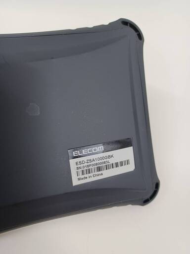 ELECOM ZEROSHOCK 外付けSSD 1TB/ESD-ZSA1000GBK