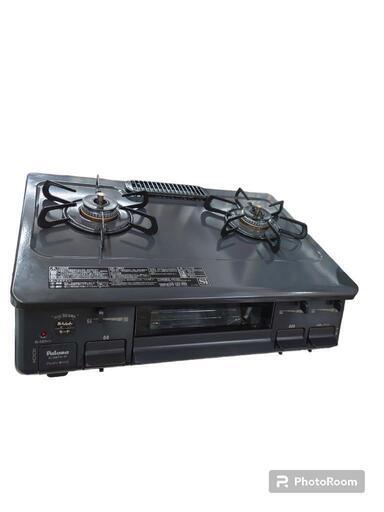 【売ります】パロマ　2口＋グリル付コンロ　LPガス用　IC-S87-1R　2021年製