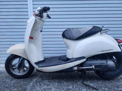 ホンダ スクーピー AF55-1102×××カスタム ロンホイ 低走行5475km 燃費のいい4スト