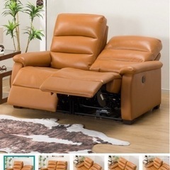 2人用ニトリ電動本革リクライニングソファ(Nビリーバ 厚革2CA)