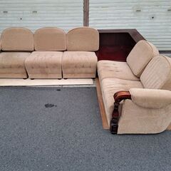 karimoku カリモク コーナーソファ 5人掛 布製 ファブリックソファ セパレート 幅260cm×奥行200cm×高さ62cm