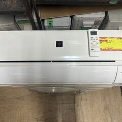 K04452　シャープ　2019年製　中古エアコン　主に6畳用　冷房能力2.2kw/暖房能力2.5kw