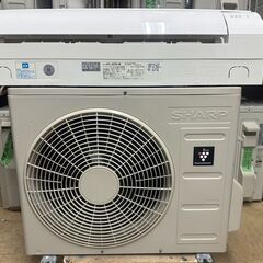 K04452　シャープ　2019年製　中古エアコン　主に6畳用　冷房能力2.2kw/暖房能力2.5kw