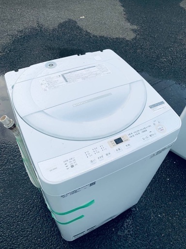 ♦️EJ956番SHARP 全自動電気洗濯機  【2018年製 】