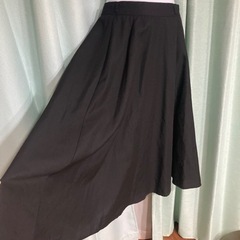 734.DRESKIP黒のロングスカート☆