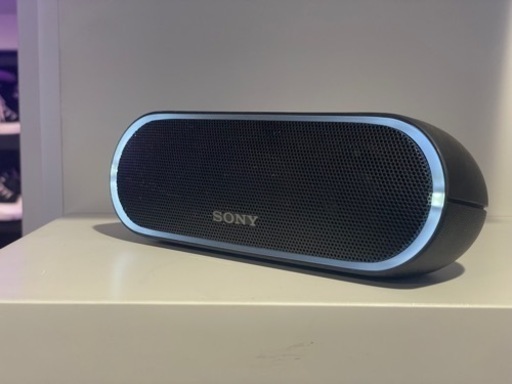 2017年製☆SONY☆ワイヤレススピーカー☆Bluetooth☆高音質♪本体のみ☆動作確認済☆音に合わせてLEDが光ります☆