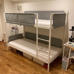 2段ベッド　IKEA イケア　VITVAL ヴィトヴァル　世田谷...