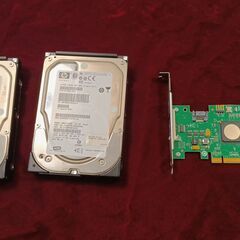 500円　SCSIカード　＋　SAS　HDD