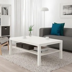 センターテーブル　白　IKEA