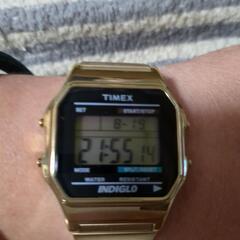 他サイトにて取引終了！TIMEX   腕時計　ゴールド