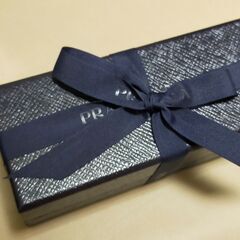 PRADA サフィアーノ　レザーキーリング