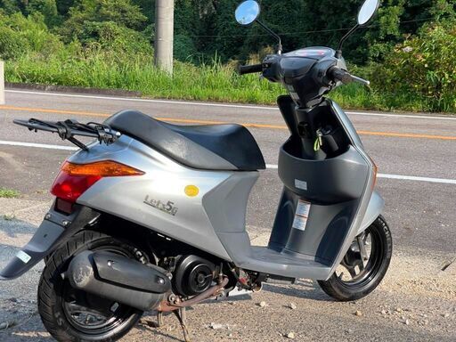 豊田市 SUZUKI レッツ5 CA47A FE23080201 Let's 5 赤色 バイク 9777km