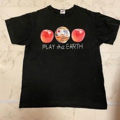 【ネット決済・配送可】だるま柄Tシャツ