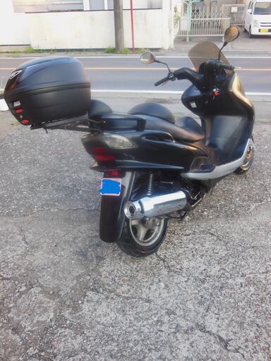 YAMAHA マジェスティ125FI ブラック RBOX GIVIキャリア付 カスタム