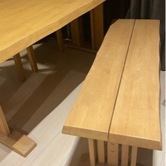 4人掛けダイニングテーブルセット［ナチュラルウッド］