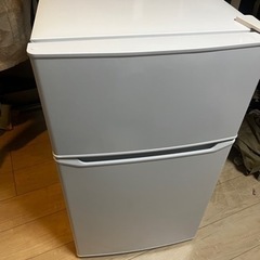 【美品】ハイヤー 冷蔵庫 85L 2ドア 白 2019年製