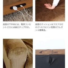 B CAMPANY 2Pワイドソファ Rasic