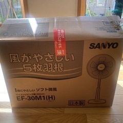 SANYO ソフト微風マイコンリビング扇 EF-30M1(H)
