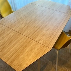 折りたたみテーブル　IKEA　ドロップリーフテーブル 椅子付き
