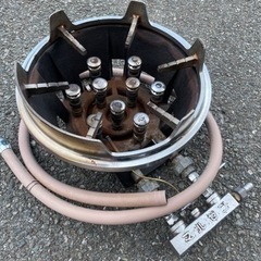 ■①中古品 マルゼン1口コンロ MG-9J 都市ガス 2019年製 スーパージャンボバーナー 鋳物 動作問題なし■