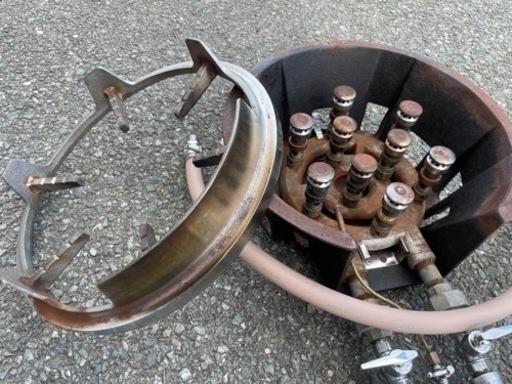 □①中古品 マルゼン1口コンロ MG-9J 都市ガス 2019年製 スーパー